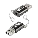 USB to 3.5mm Jack Audio Adapter, External Sound Card with Mic