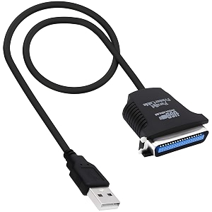 usb to 36 pin parallel ieee 1284 printer cable adapter universal serial bus 36 pin female port print converter cable for laptop pc desktop computer to printer