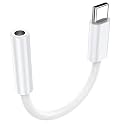 USB C to 3.5mm Audio Headphone Adapter, Type C to Headphone Jack Adapter Compatible with iPhone 17 Pro Max/16/15,Samsung Galaxy S25 Ultra/S24/S23,Pixel,iPad Pro