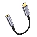 USB C to 3.5mm Headphone Jack Adapter – Aux to USB C HiFi Audio Dongle, Type C to Aux Female Cable Cord Compatible with iPhone 18 Pro Max/18 Pro/Duo/17/16/15, Samsung S26/S25/S24/S23, Pixel