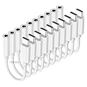 USB C to 3.5mm Headphone Jack Adapter for iPhone17/ iPhone 16/16 Pro/15/15 Pro/Pro Max/Plus, Type C Aux Audio Dongle Cable Cord Compatible with iPad, Samsung Galaxy S23/S23/S22/S21, MacBook（1000 Pack）