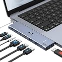 USB C Adapter HDMI Hub for MacBook Air/Pro 2026-2018 Mac Multiport Dongle