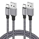 USB C Cable Fast Charging Nylon Braided 2Pack 3Ft USB A to Type C Cord