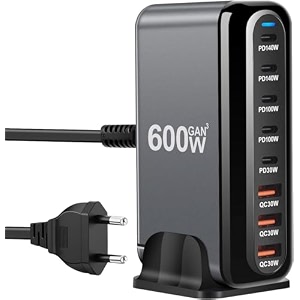 usb c charger block 8 port gan3 fast charging station compatible with laptop1pad 1phone 16151413 12 pro max fast charger pixel note macbook proair usb c charger for android ymx-908