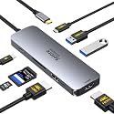 Selore USB C Docking Station Dual Monitor, USB C to Dual HDMI Adapter
