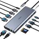 USB C Docking Station Dual Monitor for HP,Laptop Docking Station 3 Monitors