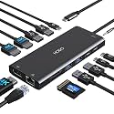 USB C Docking Station Dual Monitor for HP,Laptop Docking Station 3 Monitors