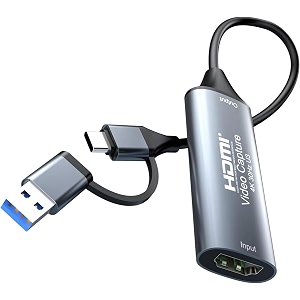 usb c hdmi video capture card 4k 30hz hdmi to usb 30 capture adapter 1080p 60fps video capture device for laptop pc streaming gaming recording live video