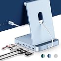 Minisopuru DS802 iMac Docking Station for 24 inch iMac M1/M3/M4/M5, Blue