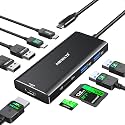 USB C Hub Multiport Adapter for MacBook, 9 in 1 Accessorie Mac USB C Dongle
