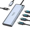 USB-C Splitter with 4K@60Hz Video USB-C Hub Dual Monitor with DP Alt Mode