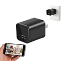 USB Charger Camera, WiFi Small Security Camera, Full HD 1080P Mini Wireless Nanny Cam Motion Detection with App Live Feed for Home, Window, Indoor