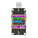 USB Tester for Fast Charging, USB-C Voltage and Amperage, Multi-Port USB Charger Analyzer with Real- Current Curve, PD .0 Detection, for
