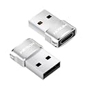 USB to USB C Adapter 2 Pack,Type-C Female to USB A Male OTG Adapter