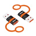 USB to USB C Adapter 2 Pack,5Gbps USB C Female to A 3.0 Male Adapter