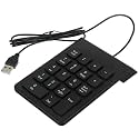 USB Wired 19 Key Number Pad Plastic Numeric Keypad for Finance