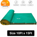Use way Green Shade Net (15Ft x 10Ft)-50% UV Block multipurpose For Garden/Balcony Portable Green House