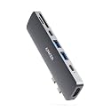 (Used) Anker USB C Hub for MacBook, 7-in-2 USB C to C Adapter, Compatible with Thunderbolt 3 Port, 100W Power Delivery, 4K HDMI, USBC& 2 USB-A Data Ports, SD and microSD Card Reader