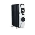 USHA 4209 FU PTC U Shaped 9 Fin Oil Filled Radiator Room Heater (Black),2700 Watts