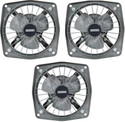 USHA Aeroclean Pro 150MM pack of 3 with 1 Year Warranty 150 mm Exhaust Fan (metallic grey | Pack of 3)