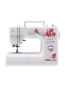 usha allure dlx electric sewing machine 13 built-in stitches 860 spm white