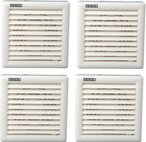 usha crisp air premia - bv pack of 4 with 2 year warranty 150 mm exhaust fan white  pack of 4