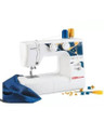 USHA Excella DLX Electric Sewing machine with kit Electric Sewing Machine 21 built-in stitches 859 SPM White and Blue