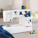 USHA Janome Excella DLX Electric Sewing Machine 21 built-in stitches 800 SPM White
