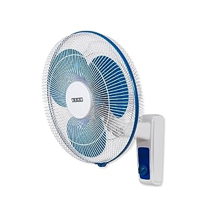 usha maxx air 400mm wall fan blue amp white