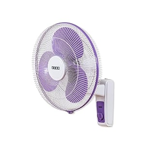 usha maxx air 400mm wall fan purple amp white