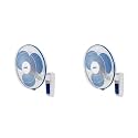 USHA Maxx Air 400MM High Speed Wall Fan (Blue & White) (Pack of 2)