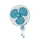 USHA Maxx Air Ultra Wall Fan | 400MM Sweep Size | 1350_RPM | Aerodynamic Blade Design for High Air Delivery | Anti - Rust Protection | 100% Copper Motor | 2 Year Warranty | Light Blue