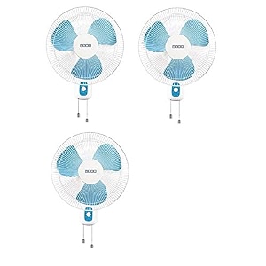 usha mist air 400mm wall fan blue pack of 3