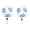Usha Mist Air 400mm Wall Fan (Blue) Pack of 2