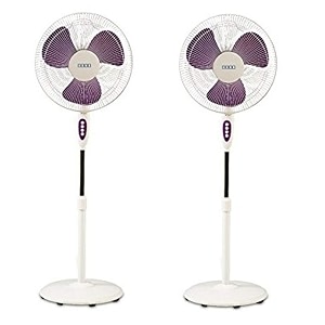 usha mist air duos 400mm pedastal fan purple pack of 2