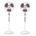 Usha Mist Air duos 400mm Pedastal Fan (Purple) Pack of 2