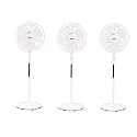 USHA Mist AIR DUOS Pedestal Fan (White) Pack of 3