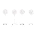 USHA Mist AIR DUOS Pedestal Fan (White) Pack of 4