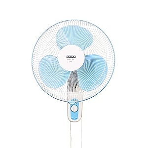 usha mist air icy 400mm - 55-watt wall fan blue