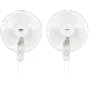usha mist air icy 400mm wall fan white pack of 2