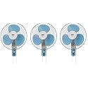 Usha Mist AIR ICY 400MM Wall Fan Blue Pack of 3