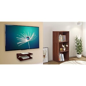 usha shriram book cabinet for storage  sturdy amp durable shelf for home library  ready to assemble  water moisture dust resistant  termite free  engineered wood