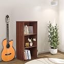 USHA SHRIRAM Engineered Wood Book Cabinet For Storage|Sturdy&amp;Durable Storage Book Shelf For Home Library|Ready To Assemble|Water, Moisture, Dust Resistant|Termite Free (Book Cabinet)