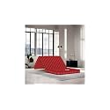 USHA SHRIRAM Essentio 3 Fold Reversible Travel Bed at FACTORY RATE 4-Inch Single PU Foam Mattress (75X30 inch) | Space-Saving, Firm Mattress Ideal for Picnics | 18 Month Warranty | Easy to Carry - Red