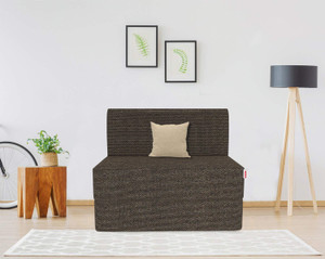 usha shriram folding 1 seater single foam fold out sofa cum bed