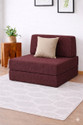 USHA SHRIRAM Folding 1 Seater Single Foam Fold Out Sofa Cum Bed