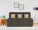 USHA SHRIRAM Folding 3 Seater Double Foam Fold Out Sofa Cum Bed