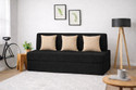 USHA SHRIRAM Folding 4 Seater Double Foam Fold Out Sofa Cum Bed