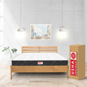 USHA SHRIRAM Rizewell Bamboo Fabric 8 inch Double Pocket Spring Mattress (L x W: 78 inch x 48 inch)