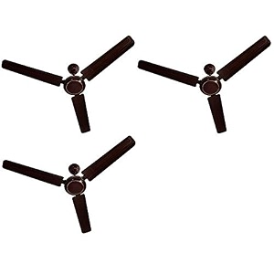 usha spirit 1200mm ceiling fan brown pack of 3